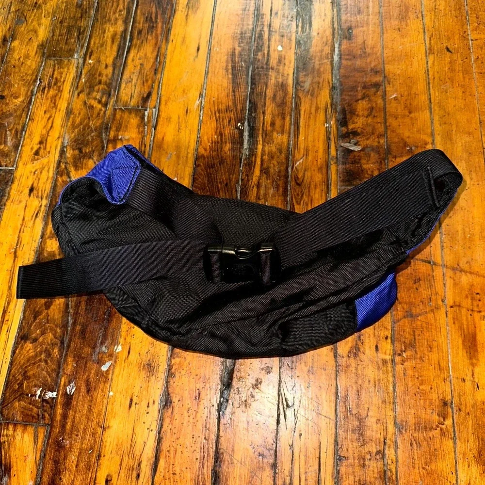 THE NORTH FACE Unisex Bozer Hip Backpack Blue Black Nylon Waist Bag Zipper